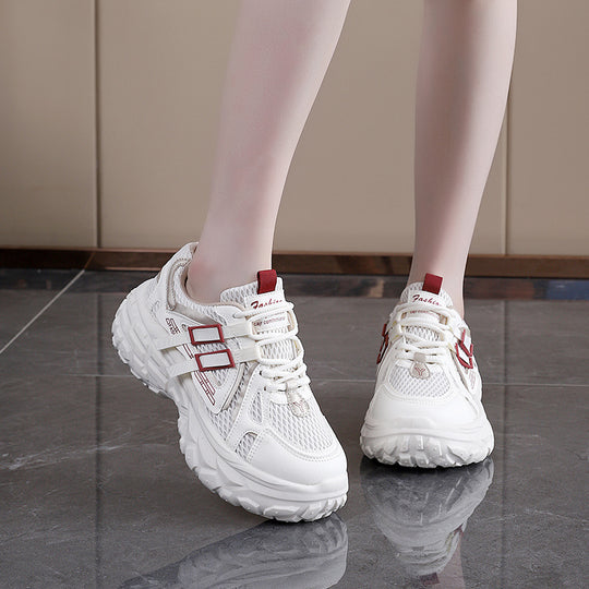 Damen Sportliche Sneakers mit atmungsaktivem Obermaterial und ergonomischer Dämpfung R&B