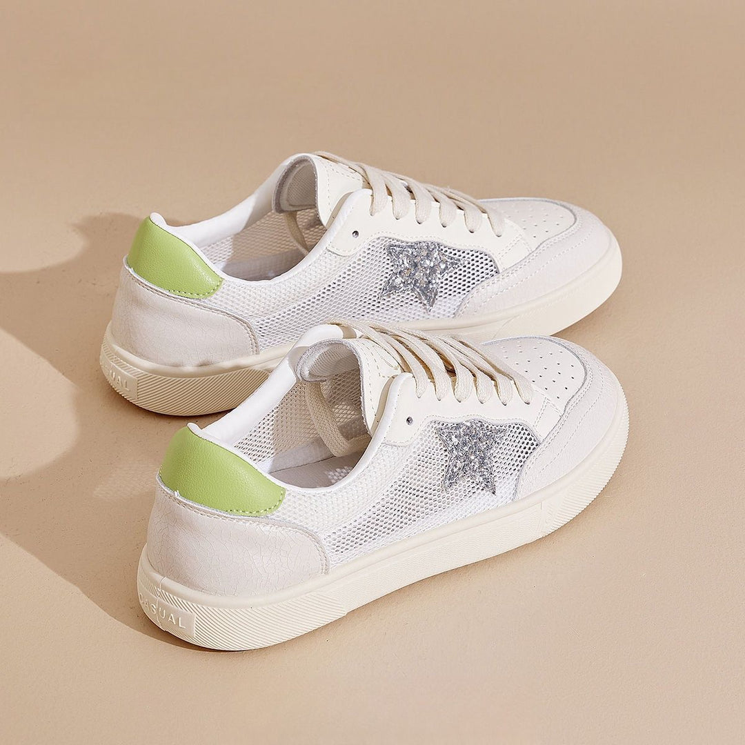 Damen Freizeitsneaker mit atmungsaktiver Mesh-Oberfläche und stabiler Sohle R&B
