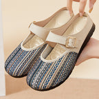 Damen Bequeme Clogs mit modischem Riemen und dekorativem Design