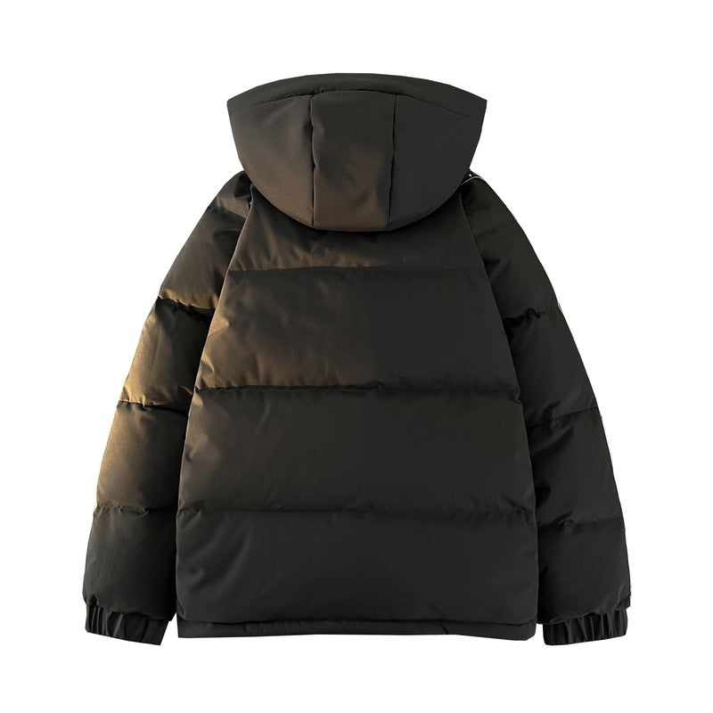 Damen urbane Pufferjacke mit Kapuze und elastischen Bündchen