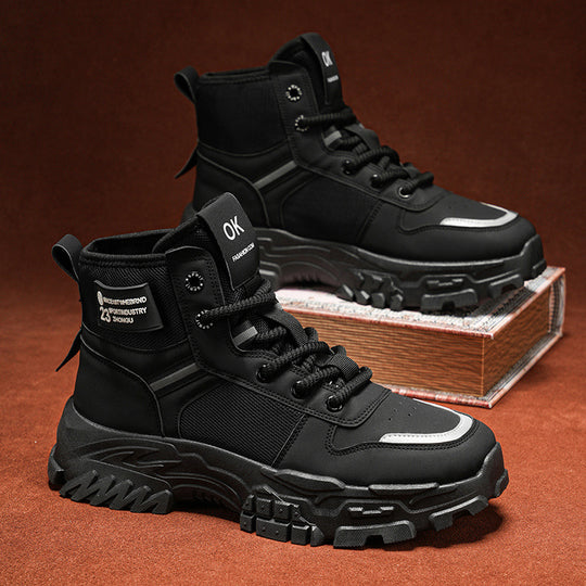 Damen Sportliche Winterstiefel mit rutschfester Sohle und isolierendem Innenfutter R&B