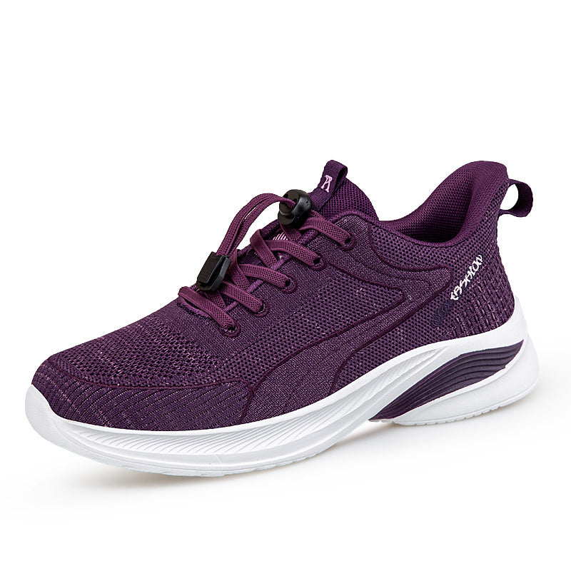 Damen Laufschuhe mit innovativem Schnellverschluss und atmungsaktiver Oberflächenstruktur R&B