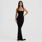 Damen Elegant geschnittenes Abendkleid mit schulterfreiem Design und raffinierten Drapierungen R&B