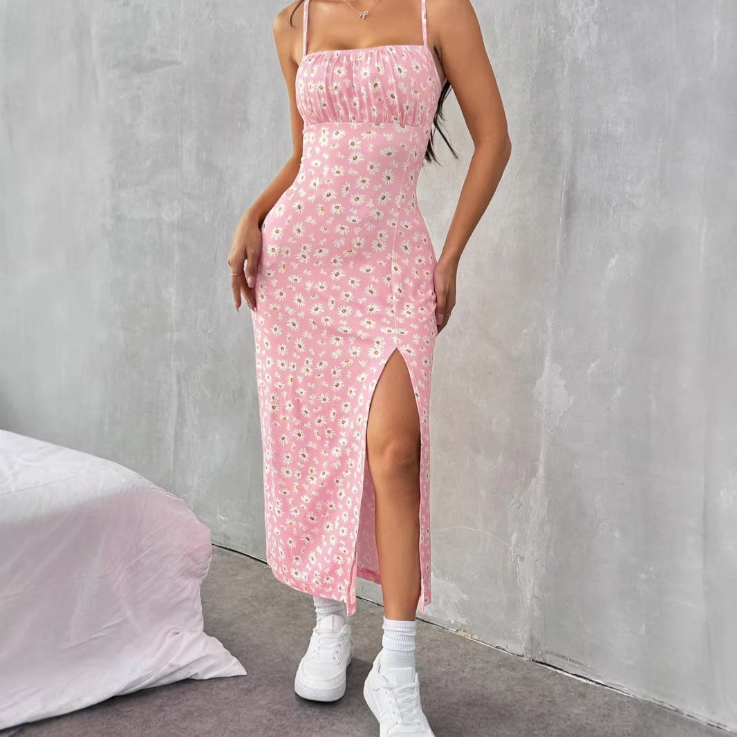 Damen Maxikleid mit Blumenmuster R&B
