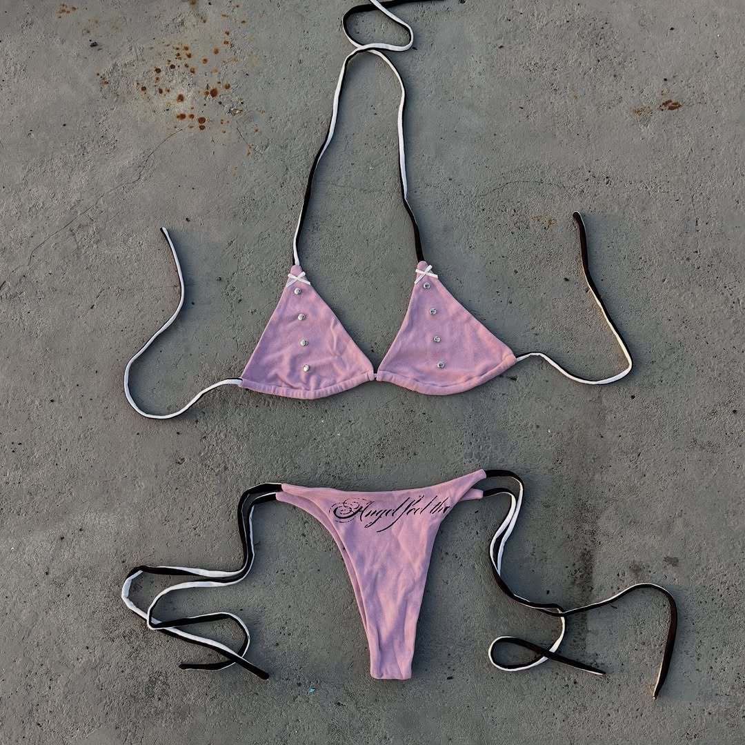 Damen verführerisches Bikini-Set mit einzigartigen Akzenten R&B