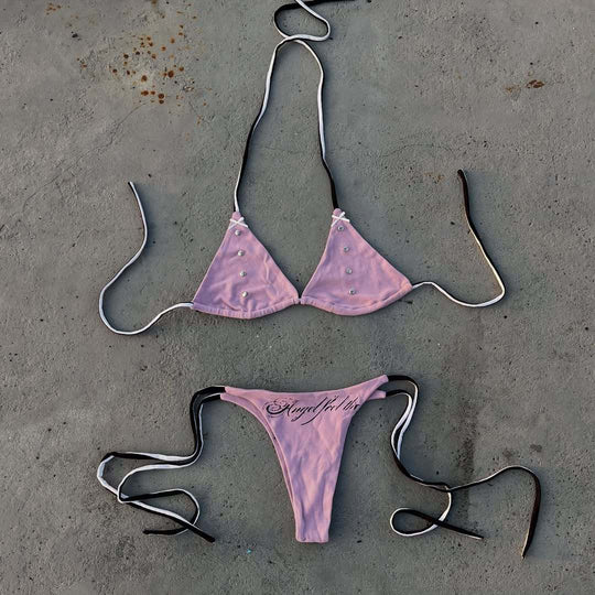 Damen verführerisches Bikini-Set mit einzigartigen Akzenten R&B