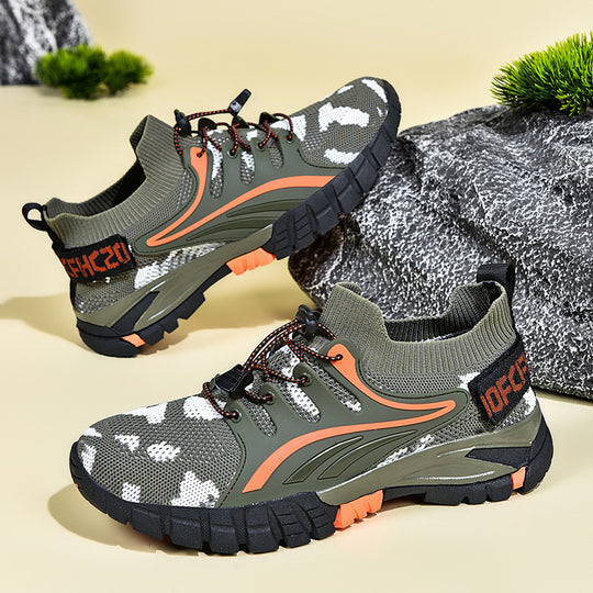 Damen Sportliche Outdoor-Sneaker mit atmungsaktivem Mesh-Obermaterial und rutschfester Sohle R&B