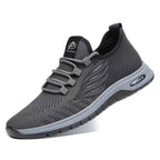 Herren sportliche Sneakers mit atmungsaktiver Mesh-Oberfläche und flexiblem Sohlenprofil R&B