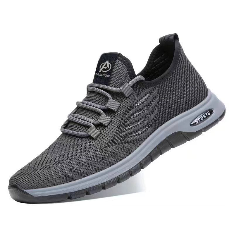 Herren sportliche Sneakers mit atmungsaktiver Mesh-Oberfläche und flexiblem Sohlenprofil R&B
