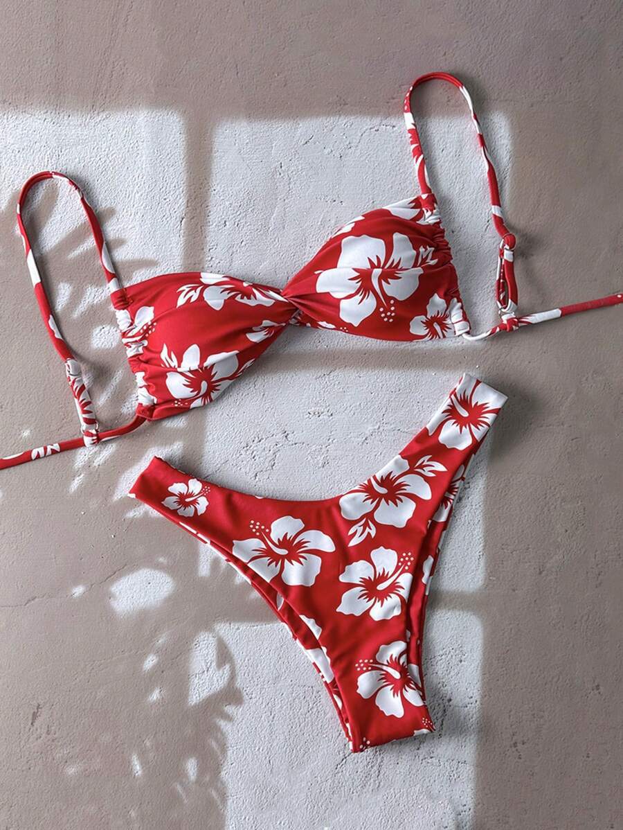 Damen Floral Bikini-Set R&B
