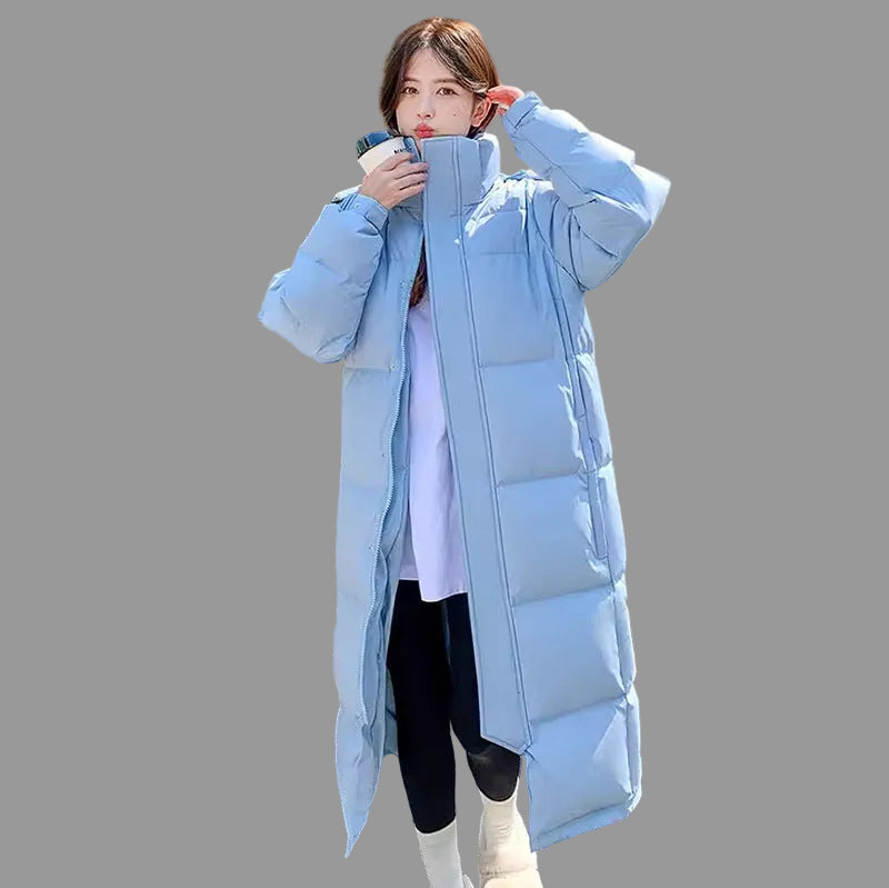 R&B | Lange Gepolsterte Winterjacke