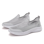 Herren nan atmungsaktiver Netz-Sportschuh mit Schlupfform und stoßdämpfender Laufsohle R&B