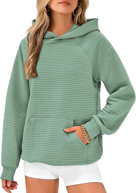 Damen Kapuzensweater aus strukturiertem Stoff R&B