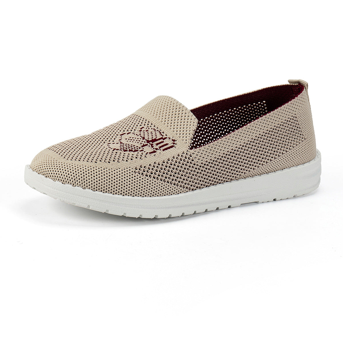 Damen luftige Slip-On Sneakers mit atmungsaktiver Struktur R&B