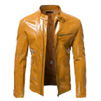 Herren Lederjacke mit hochwertigem Finish