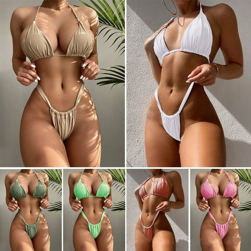 Damen Triangel-Bikini mit hohem Beinausschnitt R&B