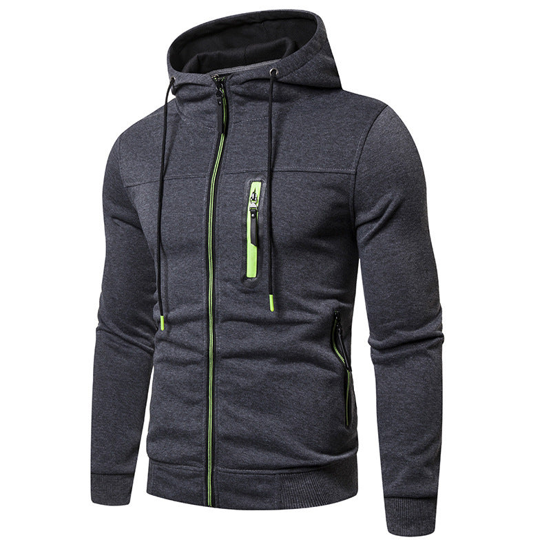 Damen Sportliche Kapuzenjacke mit praktischen Taschen und stylischen Reißverschluss R&B