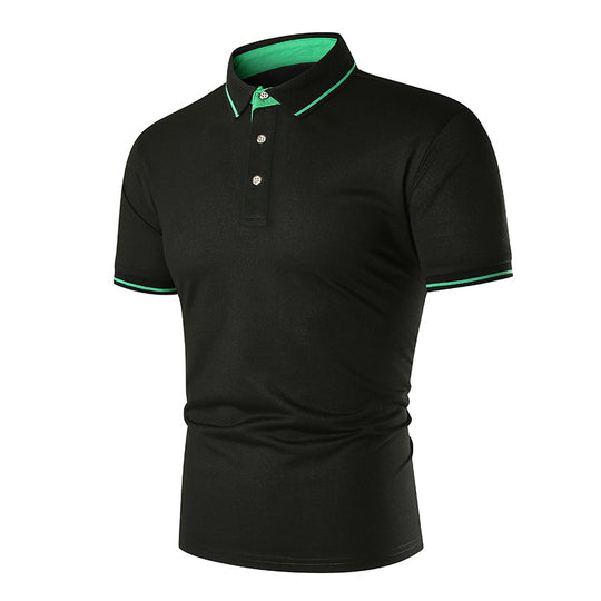 Herren Poloshirt mit kontrastierendem Kragen und atmungsaktiven Eigenschaften R&B