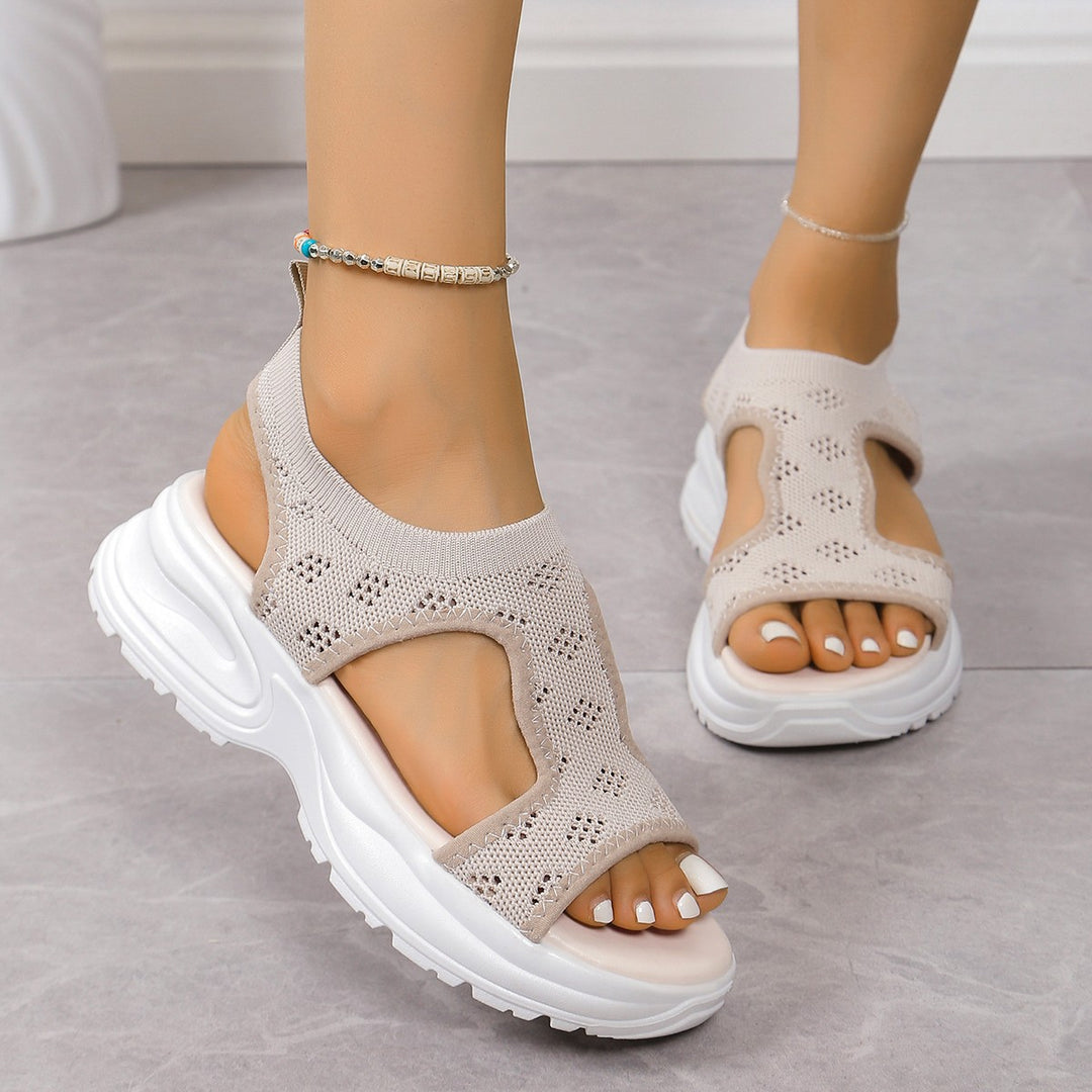 Damen Komfortable Sportsandalen mit atmungsaktivem Obermaterial und rutschfester Sohle R&B