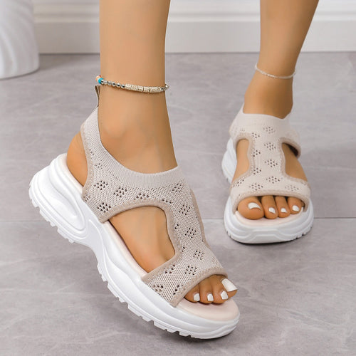 Damen Komfortable Sportsandalen mit atmungsaktivem Obermaterial und rutschfester Sohle R&B