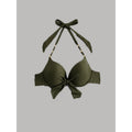 Damen Triangel-Bikini mit verstellbarem Halter und elegantem Knoten R&B