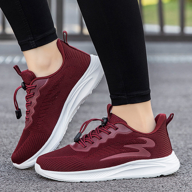 Damen Sportliche Lauf-Sneaker mit elastischem Schnellschnürsystem R&B