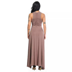 Damen atemberaubendes Wickelkleid mit raffiniertem Schnitt R&B