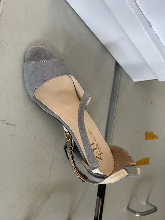 Damen Slingback-Pumps mit elegantem Riemendesign und modischem Absatz R&B