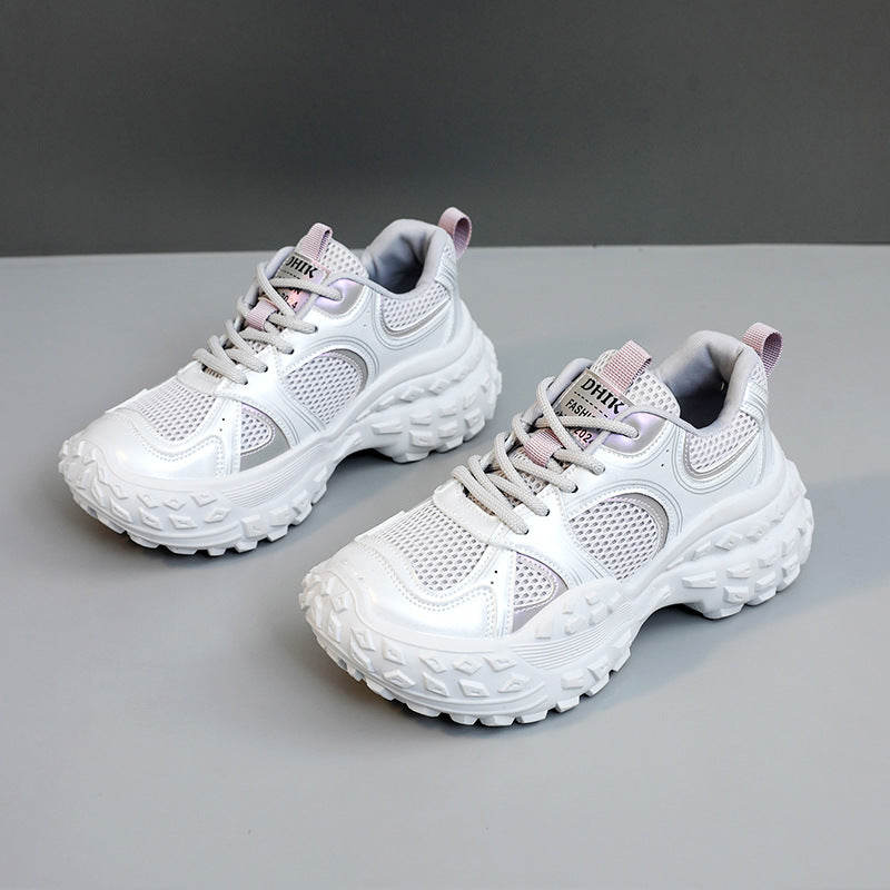 Damen atmungsaktive Freizeitsneaker mit dämpfender Sohle und modernem Laufdesign R&B