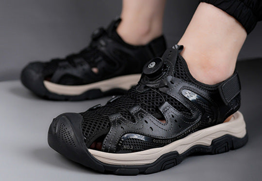 Damen Sportliche Wasserschuhe mit atmungsaktiver Mesh-Oberfläche und praktischer Schnellschnürung R&B