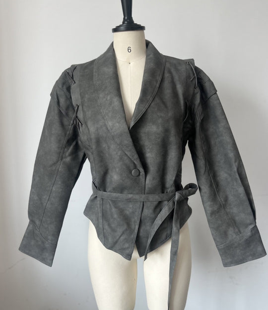 Damen modische Jeansjacke R&B