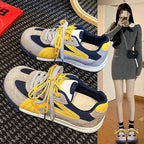 Damen Sportliche Sneakers mit atmungsaktiven Mesh-Elementen und multifunktionalem Schnürsystem R&B