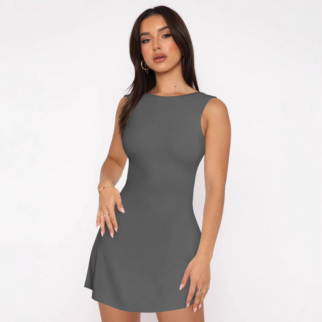 Damen Figurbetontes Minikleid aus hochwertigem Jersey R&B