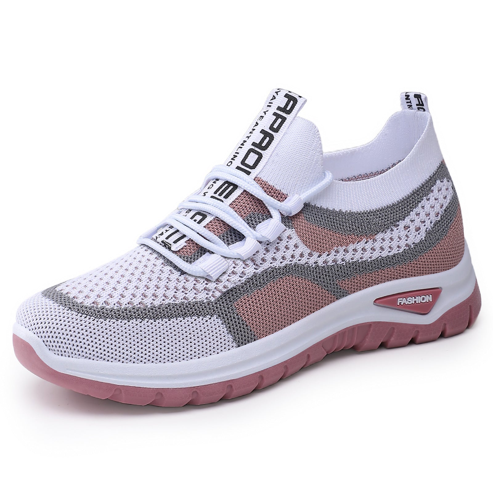 Damen Komfortable und atmungsaktive Sneakers mit elastischem Einstieg und flexibler Sohle R&B
