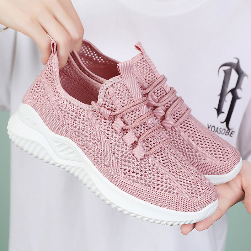 Damen Atmungsaktive Fitness Sneakers mit flexiblem Schnürsystem R&B