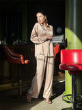 Damen Elegantes Satin Pyjama-Set R&B