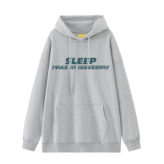 Damen Kapuzenpullover mit lässigem Schriftzug und bequemer Passform R&B