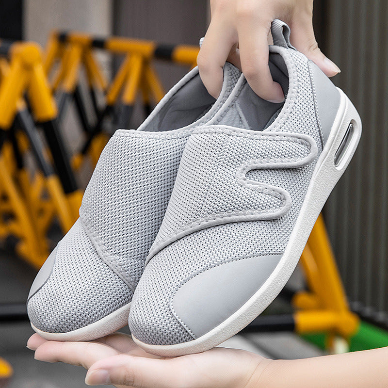 Damen Slip-On Sneakers mit atmungsaktivem Mesh-Obermaterial und dämpfender Sohle R&B