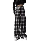 Damen Karottenhose mit Karomuster