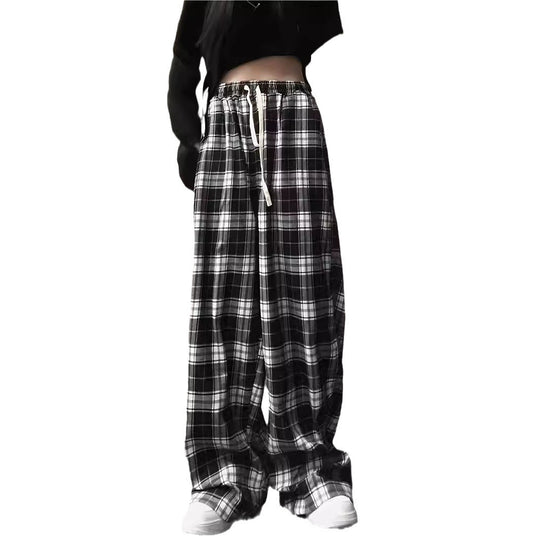 Damen Karottenhose mit Karomuster R&B