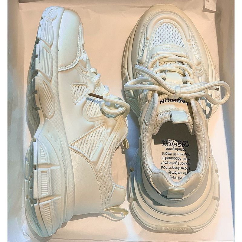 Damen Sportliche Trend Sneaker mit dicker Sohle und atmungsaktivem Obermaterial R&B