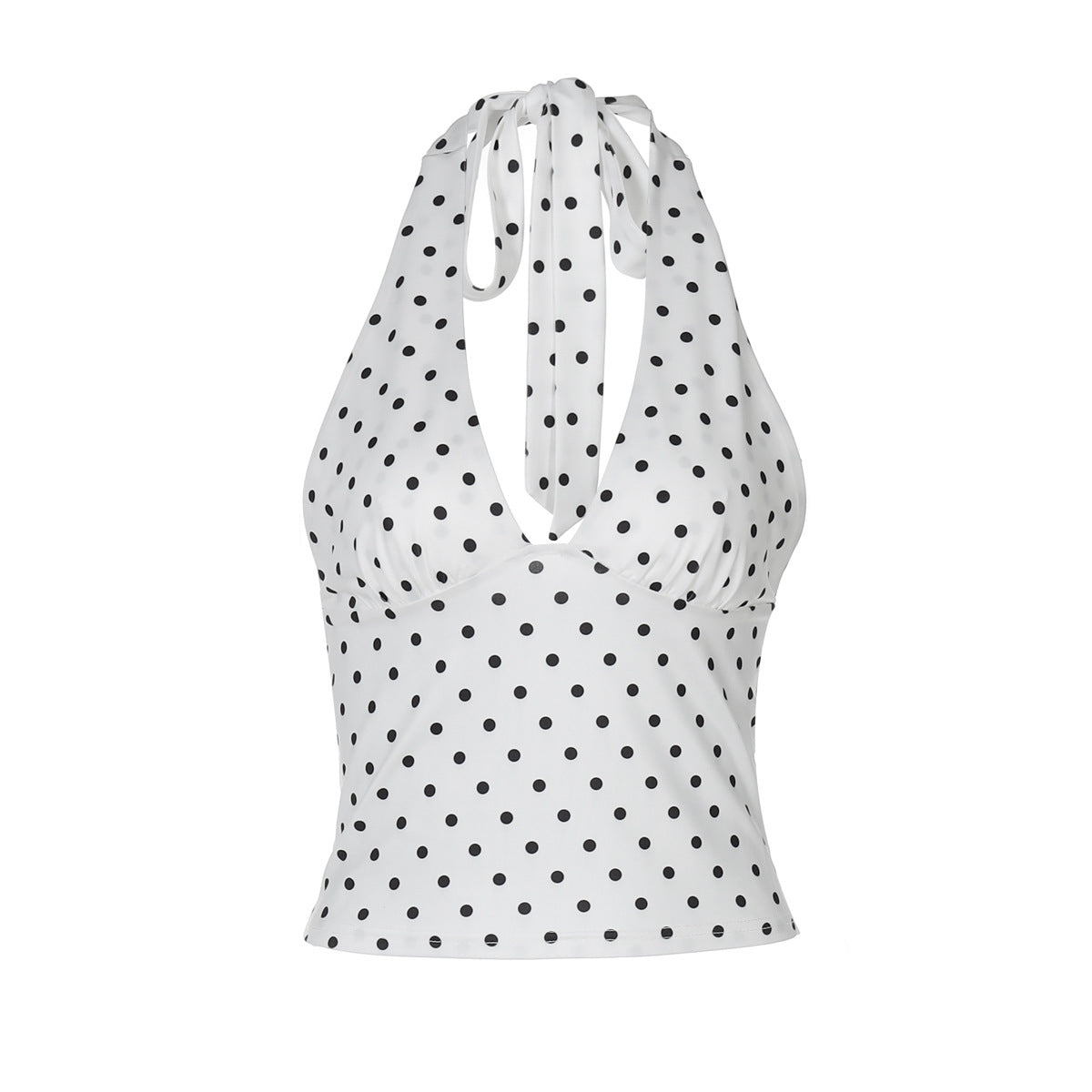 Damen Polka-Dots Haltertop R&B