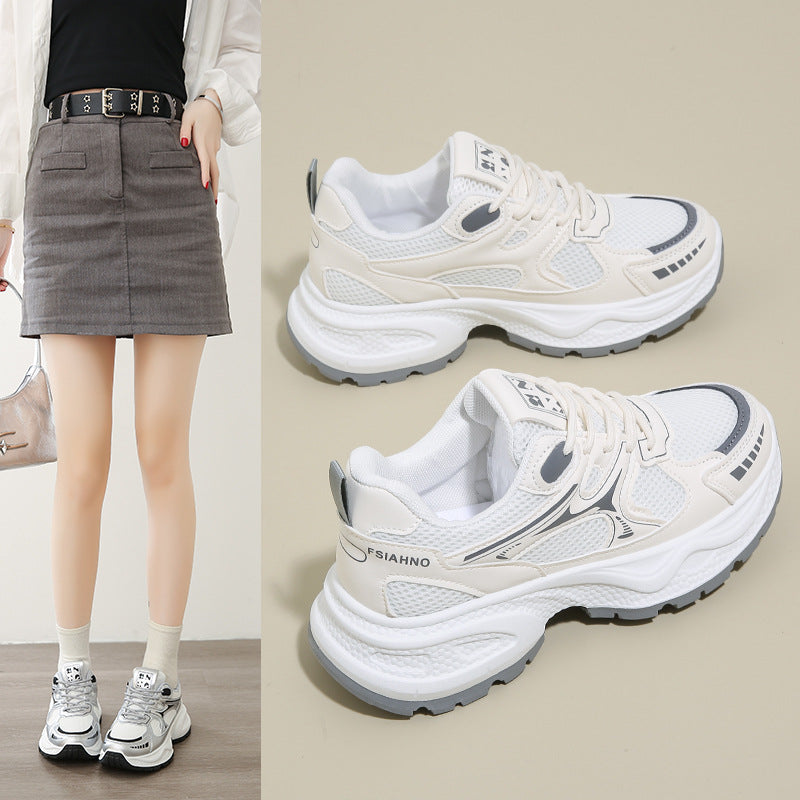 Damen Trend Sneakers mit atmungsaktivem Mesh-Obermaterial und dämpfender Sohle R&B