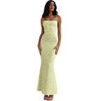 Damen Elegantes Maxikleid mit floralem Muster und schmalem Schnitt R&B
