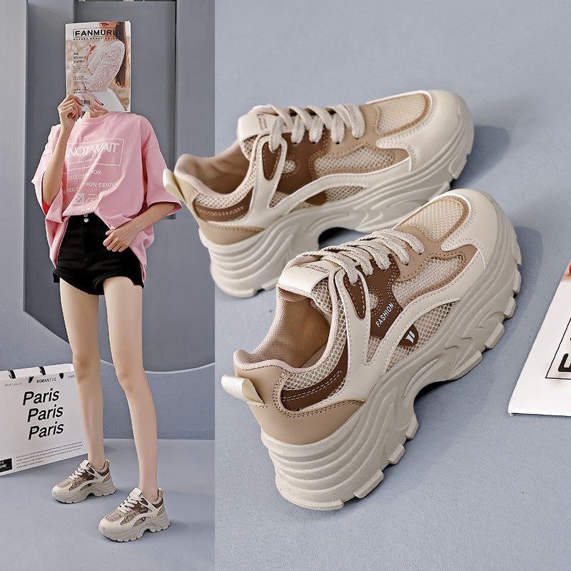 Damen Sportliche Sneakers mit atmungsaktivem Mesh-Obermaterial und stylishem Design R&B