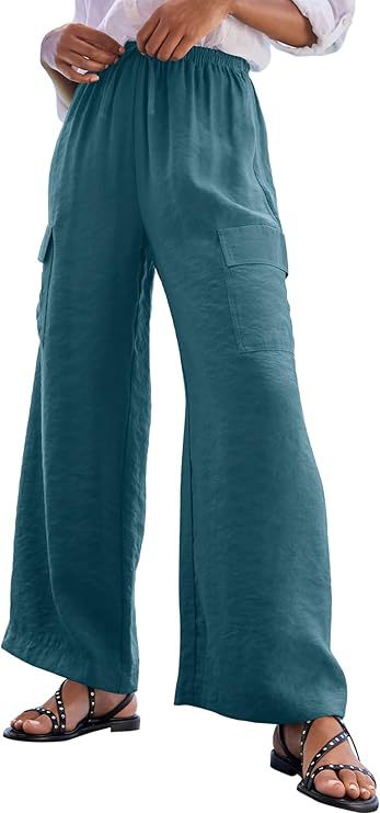 Damen Cargo-Hose aus leichtem Jersey R&B