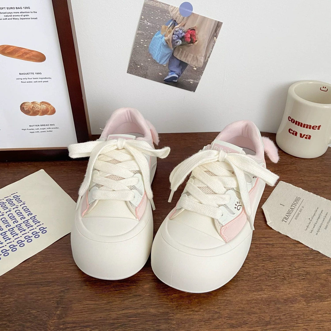 Damen Trendy Sneakers mit süßen Dekorationen und komfortabler Dämpfung R&B