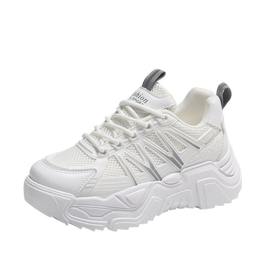 Damen Sportliche Chunky Sneakers mit atmungsaktiver Mesh-Oberfläche R&B