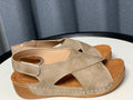 Damen Komfort-Sandalen mit anatomisch geformtem Fußbett und rutschfester Sohle R&B