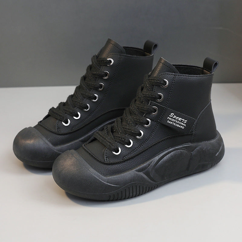 Damen trendige High-Top Sneakers mit rutschfester Sohle und atmungsaktivem Obermaterial R&B